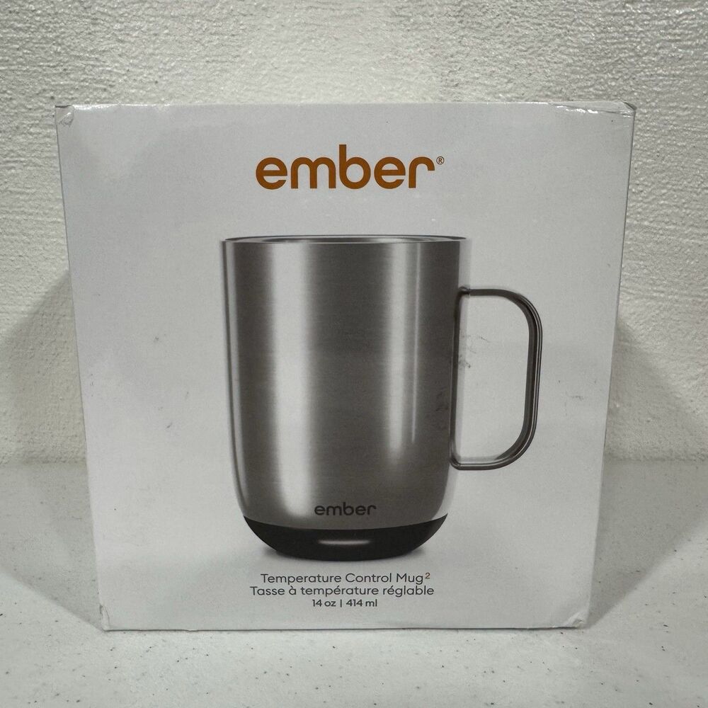 Ember Mug 2 14oz Stainless Steel Temperature Control Smart Coffee Mug